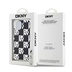 DKNY PC/TPU károvaný vzor zadného krytu pre iPhone 14 Black
