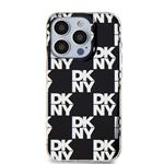 DKNY PC/TPU károvaný vzor zadného krytu pre iPhone 14 Pro Black