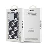DKNY PC/TPU károvaný vzor zadného krytu pre iPhone 14 Pro Black