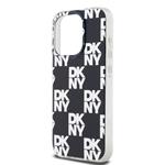 DKNY PC/TPU károvaný vzor zadného krytu pre iPhone 14 Pro Black
