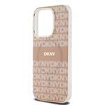 DKNY PC/TPU opakujúci sa vzor Tonal Stripe Magsafe zadný kryt pre iPhone 13 Pro Max Pink