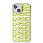 DKNY PC/TPU Repeat Pattern Zadní Kryt pro iPhone 15 Yellow
