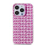 DKNY PC/TPU zadný kryt s opakovaným vzorom pre iPhone 15 Pro Max Pink
