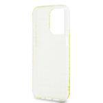 DKNY PC/TPU zadný kryt s opakovaným vzorom pre iPhone 15 Pro Yellow