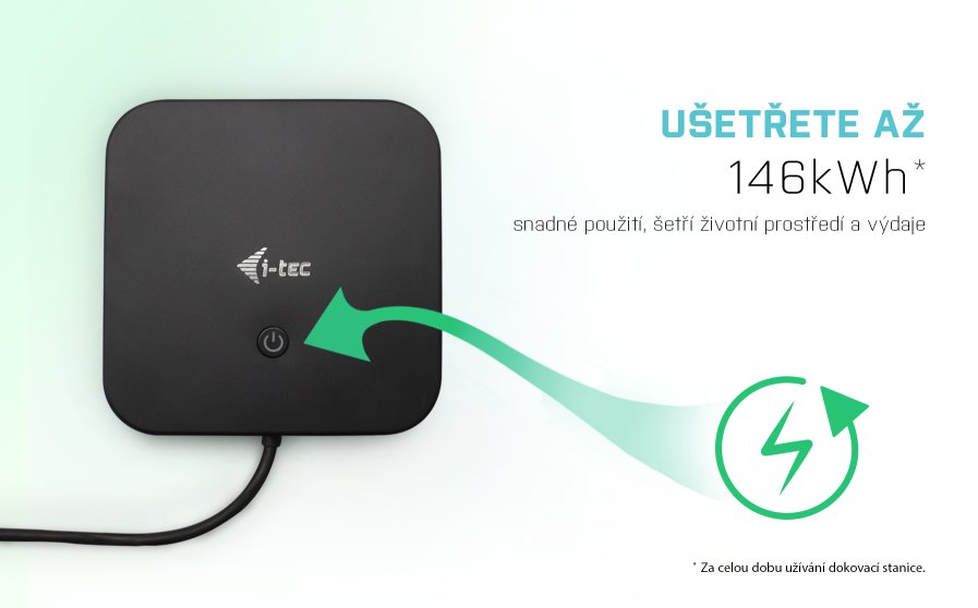 Dokovacia stanica i-tec USB-C HDMI DP s napájaním Power Delivery 100 W