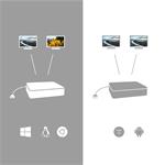 Dokovacia stanica i-tec USB-C HDMI DP s napájaním Power Delivery 100 W