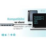 Dokovacia stanica i-tec USB-C Metal Nano 2x HDMI, PD 100W + nabíjačka 112W