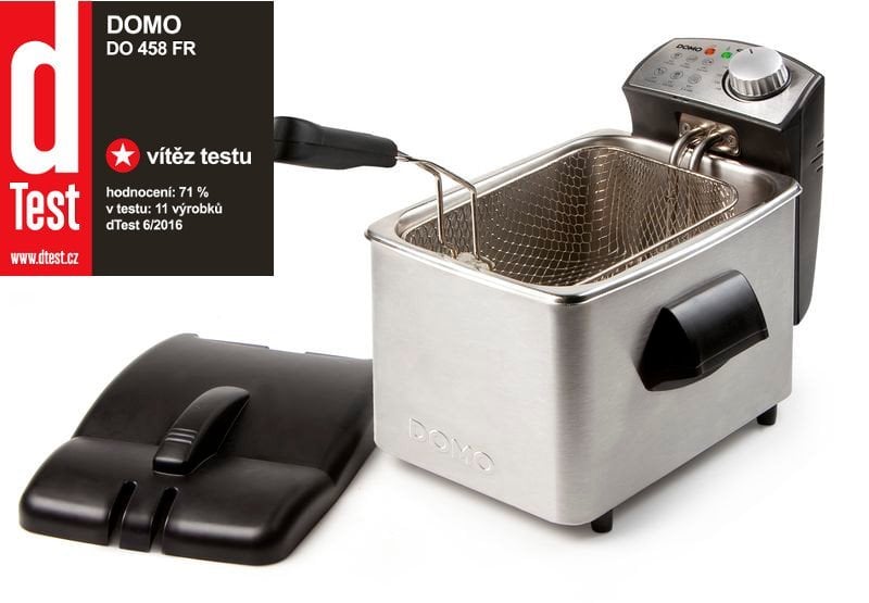 DOMO DO458FR - Fritéza celonerezová, záruka 10 let