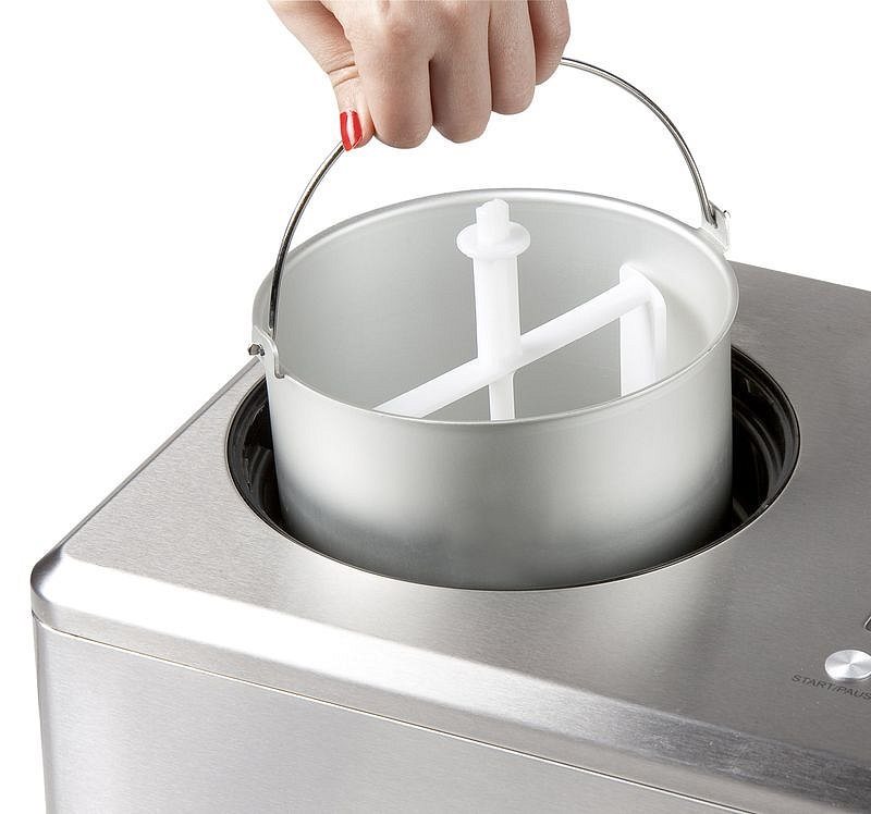 DOMO DO9201I Nerezový zmrzlinovač s kompresorom, 2 l