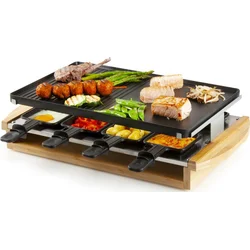 DOMO DO9246G Raclette gril - bambusový