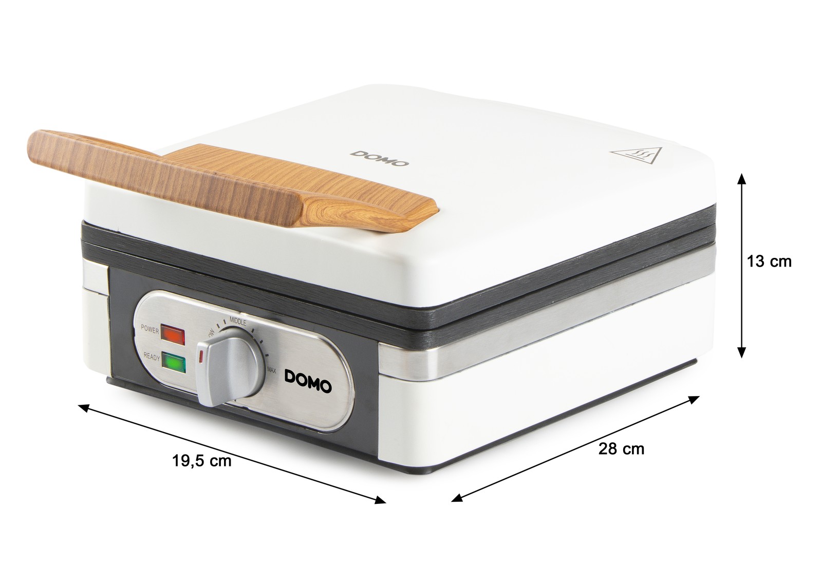 DOMO DO9274W Vaflovač 4x7 s termostatom