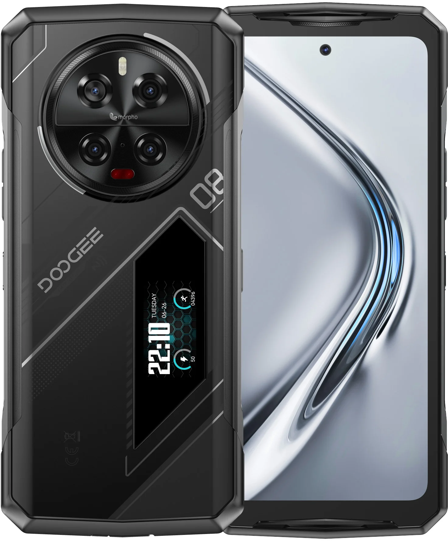 Doogee V40 Pro 5G 16+512GB Midnight Silver