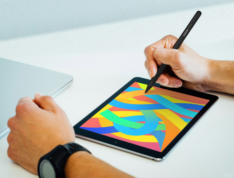 Dotykové pero Aligator pre iPad s inteligentným hrotom, čierne