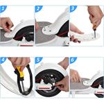 Držák zadního blatníku pro Xiaomi Scooter, černý