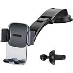 Držiak do auta Baseus Easy Control Clamp s ramenom SET čierny