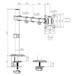Držiak monitora Brateck LDT66-C012