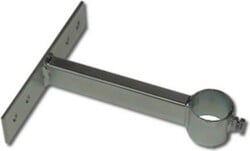 Držiak na stĺp s rozstupom 25 cm, pre d=4,8 cm, na montáž na stenu