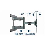 Držiak na TV GEMBIRD 37"-80" (60 kg), otočný a sklopný