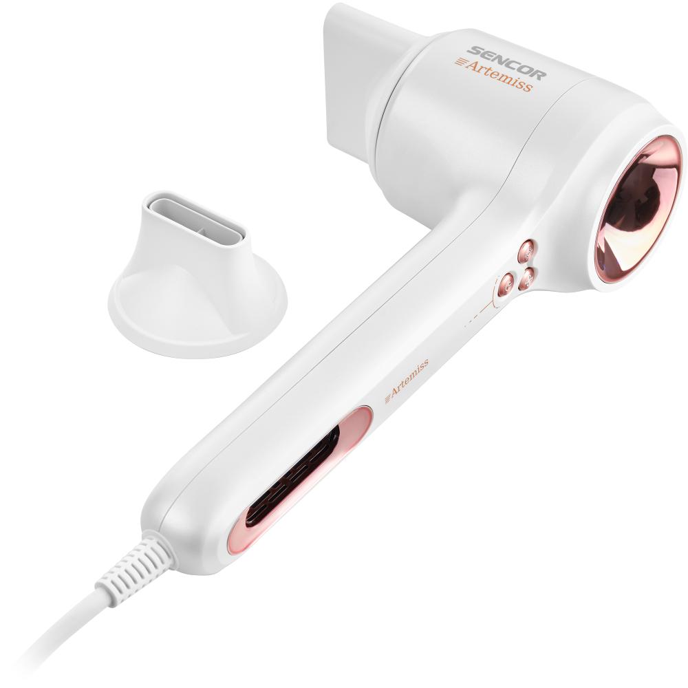 DTM Sencor SHD 9100RS Vysoušeč vlasů Artemiss, bílá-rosegold