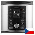 DTM Sencor SPR 6600SS-CZE2 Elektrický tlakový hrniec, nerezová oceľ/čierna farba