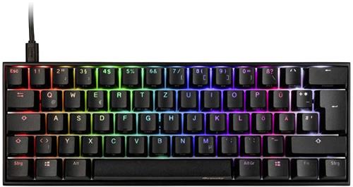Ducky Mecha Mini Gaming, MX-Black, RGB-LED, čierna