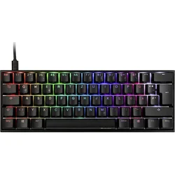 Ducky Mecha Mini herní klávesnice, MX-Black, RGB-LED - černá