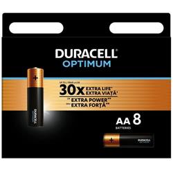 Duracell Optimum alkalická baterie, 8 ks (AA)