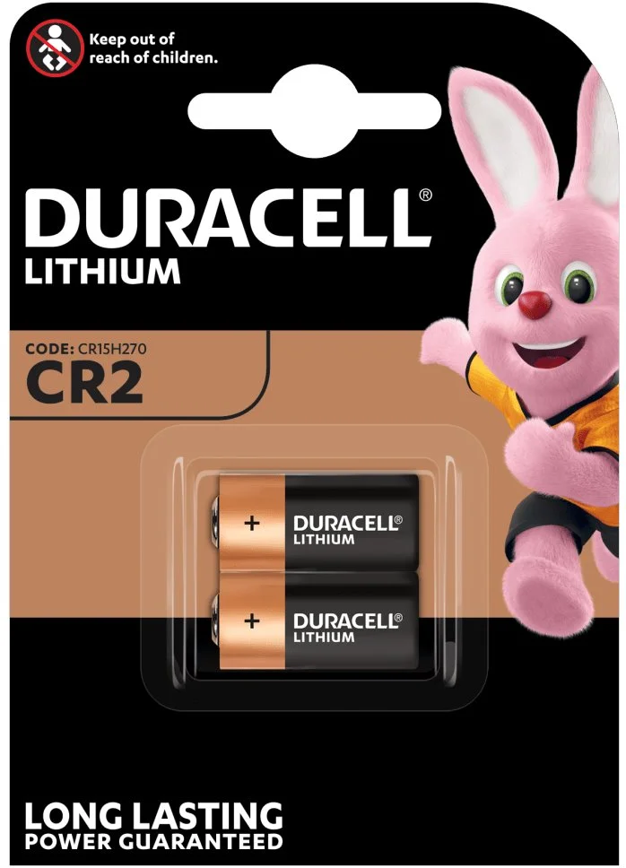 Duracell Ultra lithiová baterie, 2 ks (CR2)