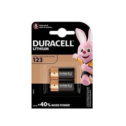 Duracell Ultra Lithium Battery, 2 ks (CR123A)