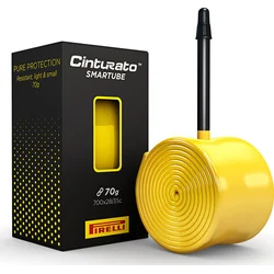 Duše Pirelli Cinturato Reinforced SmarTUBE,  28/35-622, Presta 60mm, Yellow w/ black valve