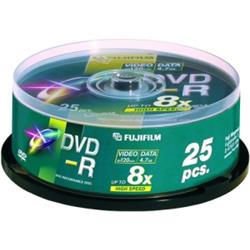 DVD-R Fujifilm 4,7GB 8x Printable InkJet Cake Box 25ks