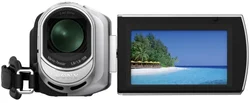 DVI SONY DCRSX30ES.CEN kamera MS, 4GB, 60x zoom - stříbrná