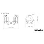 Dvojkotúčová brúska METABO DS 150 M (604150000)