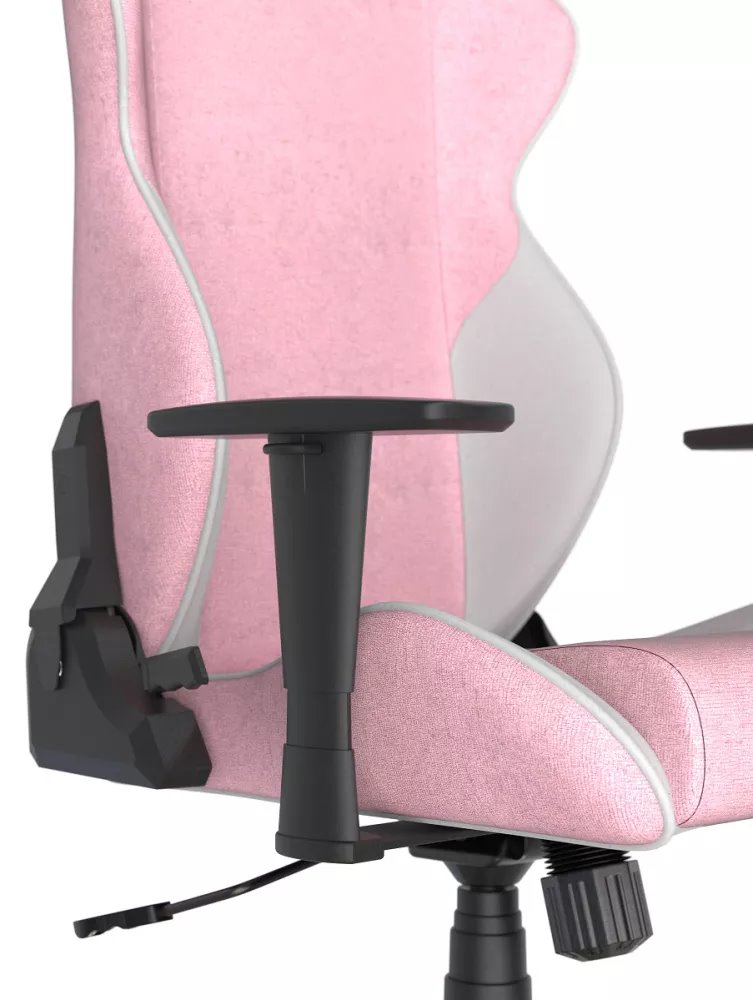 DXRacer GLADIATOR ružová a biela (látka)