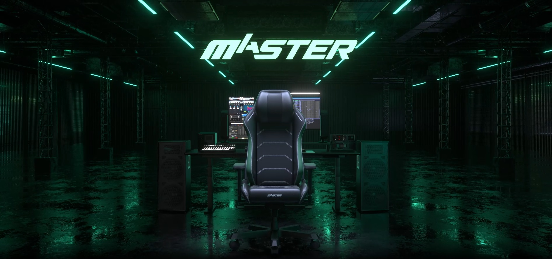 DXRacer Master New PU, černá