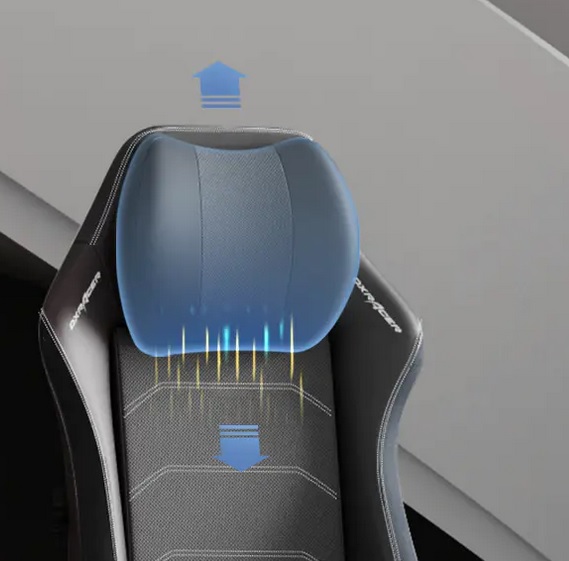 DXRacer Master, tmavě šedá, látková