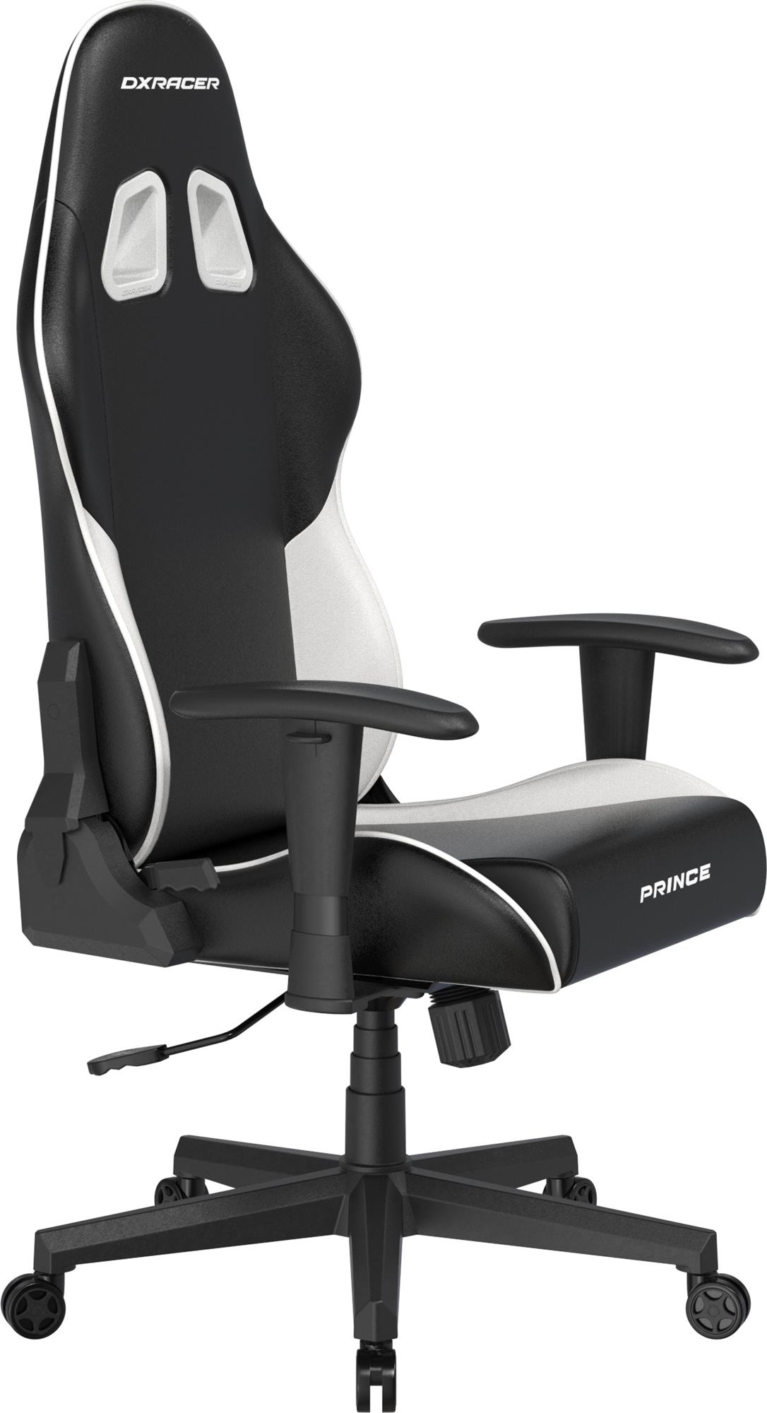 DXRacer Prince, černo-bílá, koženka