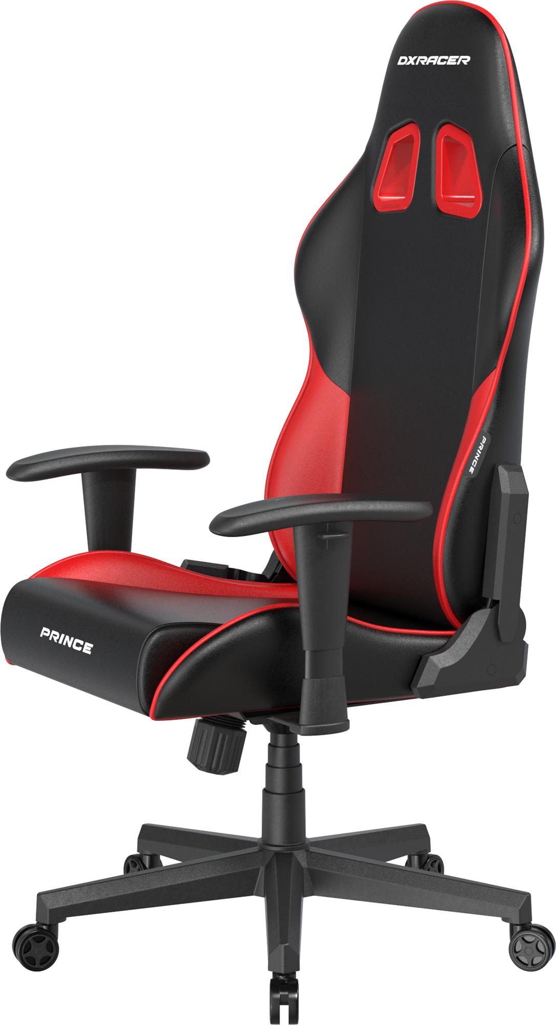 DXRacer Prince, černo-červená, koženka