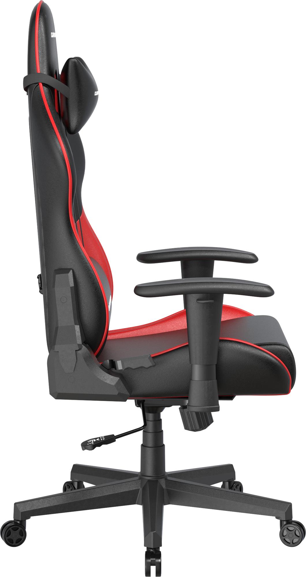 DXRacer Prince, černo-červená, koženka
