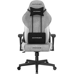 DXRacer Prince, šedo-biela, látková