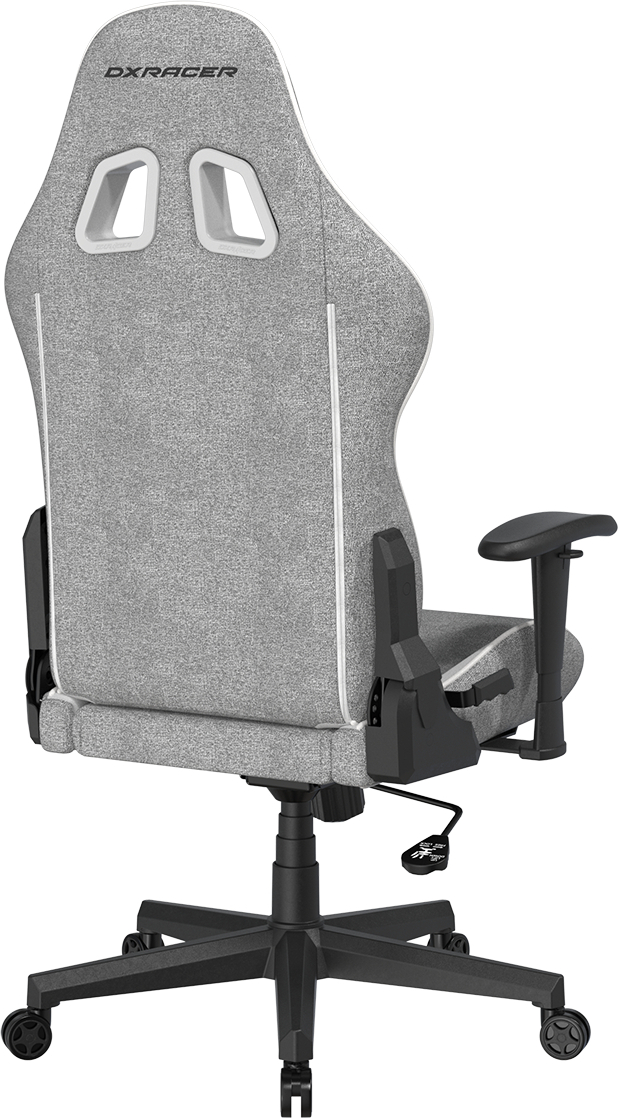 DXRacer Prince, šedo-bílá, látková