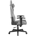 DXRacer Prince, šedo-bílá, látková