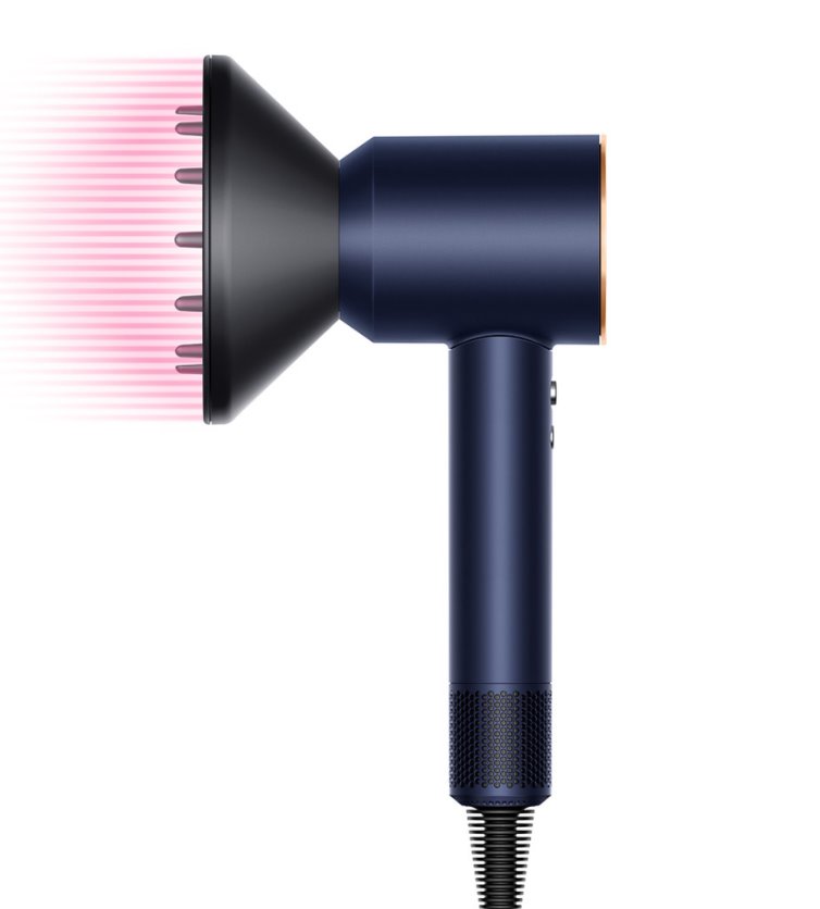 Dyson Supersonic HD07 T3/T4 Pruská modrá/medená
