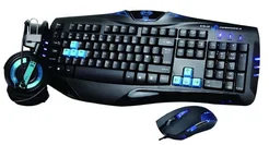 E-BLUE Herní sada Cobra 3 v 1, klávesnice, myš, sluchátka