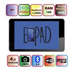 E-Pad tablet DUO 7" Black (TS-M704F)
