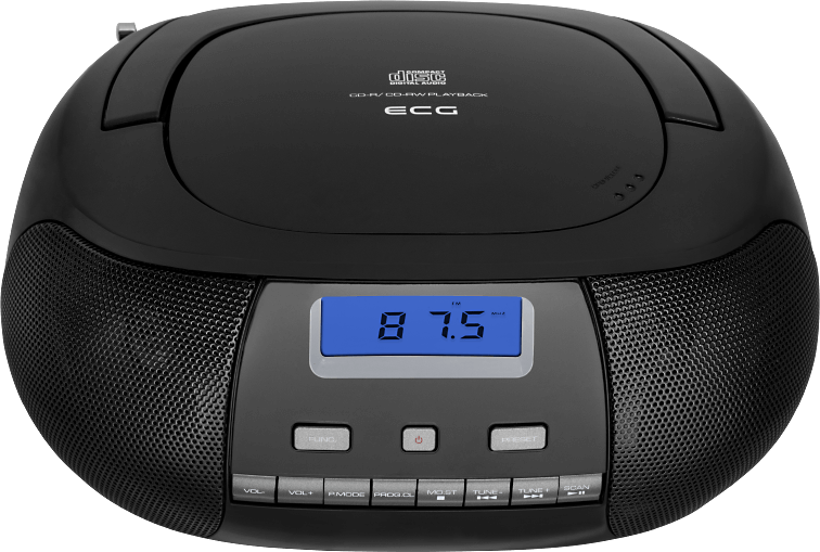 ECG CDR 500 Přenosné rádio s CD Black