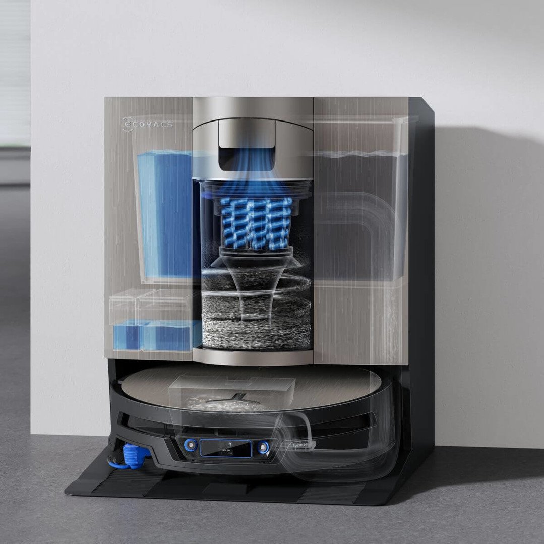Ecovacs DEEBOT X12S Omnicyclone, zlatá