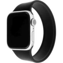 Elastický silikónový remienok FIXED Silikónový remienok pre Apple Watch 38/40/41 mm, veľkosť XS, čierny