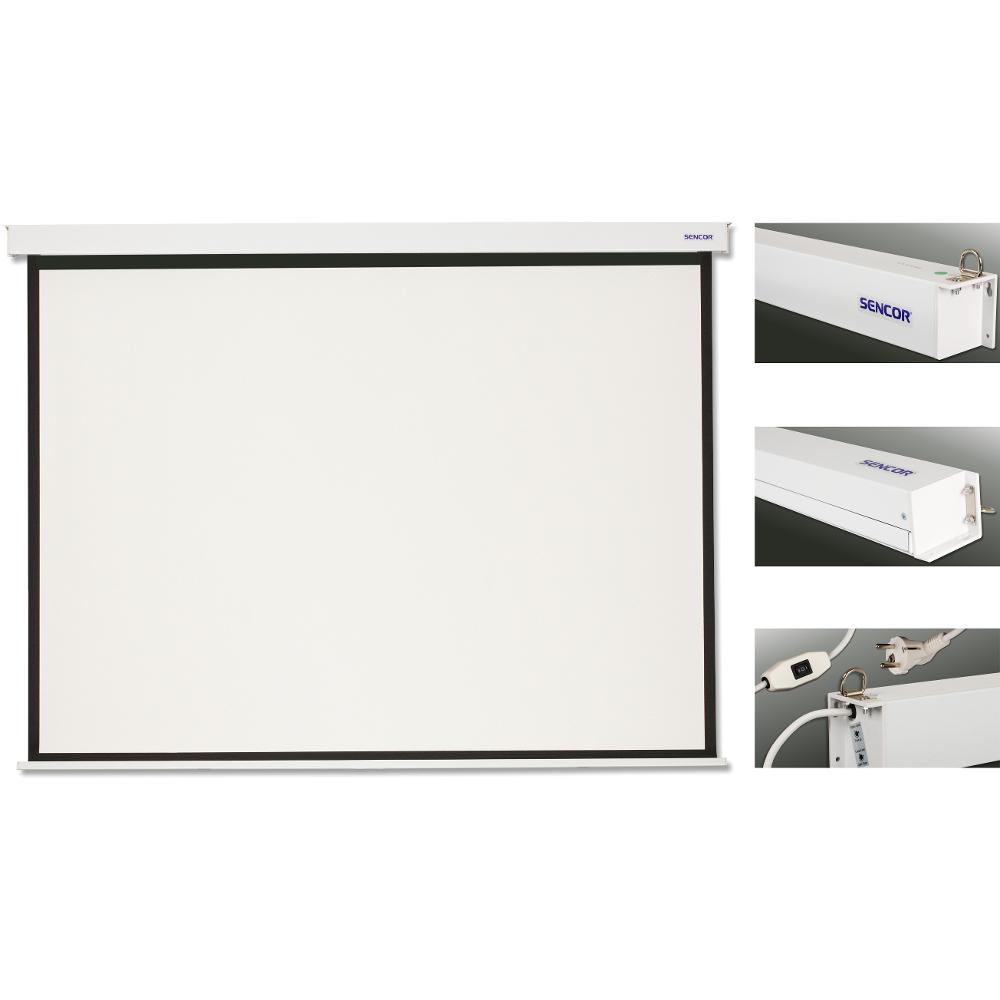 Elektrické projekčné plátno Sencor SES N203H, 203 x 114 cm