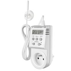 ELEKTROBOCK teplotně spínací digitální zásuvka s externím čidlem teploty TS05
